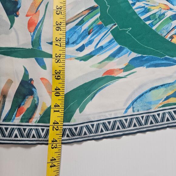 Jealous Tomato Halter Maxi Dress Women Small White Tropical Boho Resort Vacation - Picture 8 of 11